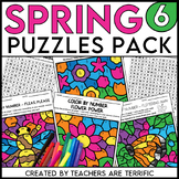 Spring Puzzle Pack Grades 3-5