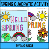 Spring Quadratic Functions worksheets Activities for Revie