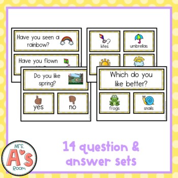 Spring Question of the Day by Mrs A's Room | Teachers Pay Teachers