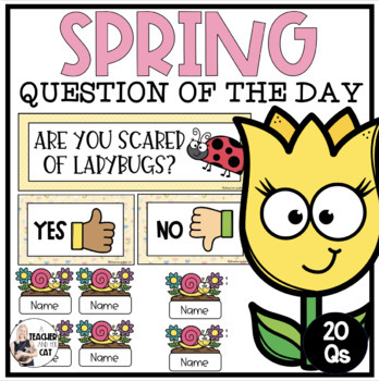 Preview of Spring Question of the Day Graphing and Survey Questions