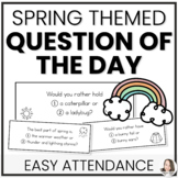 Spring Question of the Day | Spring Attendance Questions