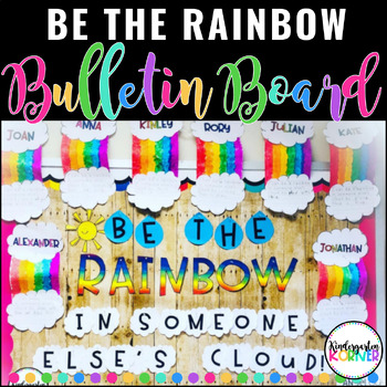 Preview of Be the Rainbow Writing  - World Kindness Day , Black History, Women's History