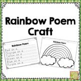 Spring Rainbow Poem Craft