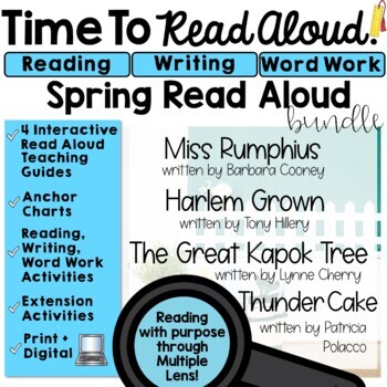Preview of Read Aloud Activities Reading Lesson Plans Interactive Read Aloud 3rd 4th Grade