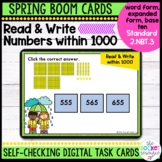 Spring Read and Write numbers to 1000 BOOM™ Cards | 2.NBT.3