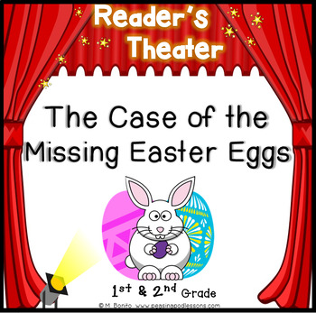 Preview of Spring Readers Theater Scripts Easter Egg Hunt 1st 2nd Grade Fluency Passages