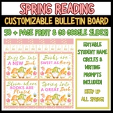 Spring Reading Bulletin Board Kit - Classroom or School Li