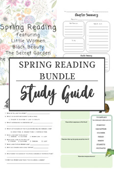 Preview of Spring Reading Bundle (Elementary/Middle)