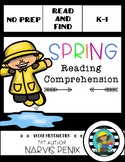 Spring Reading Comprehension Passages & Questions for Kind