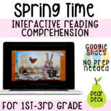 Spring Interactive Reading Comprehension | Google Slides w