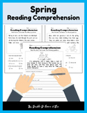 Spring Reading Comprehension Passages-1-2nd Grade MutipleC