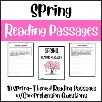 Preview of Spring: Reading Comprehension