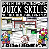 March April May Spring Reading Comprehension Passages Main
