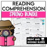 Spring Reading Comprehension Passages and Questions BUNDLE