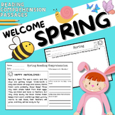 Spring Reading Comprehension Passages for 1st Grade | Spri
