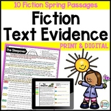 Spring Reading Comprehension Passages for Fiction with Tex