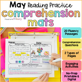 May, Spring, Mother's Day Reading Comprehension Passages, 