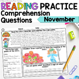 Fall Reading Comprehension Questions and Fluency Practice 