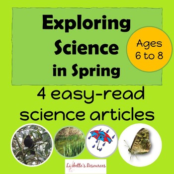 Preview of Reading Comprehension Science Passages in Magazine Format: K to 3+: SPRING