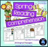 Spring Reading Comprehension Worksheets