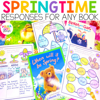 Preview of Spring Reading Comprehension Worksheets | Spring Activities | Easter Reading