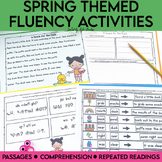 Spring Reading Fluency Passages and Activities | 1st Grade