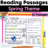 Spring Reading Passages | March | April | May | Comprehension