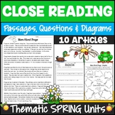 Spring Reading Passages & Questions with Graphic Organizer