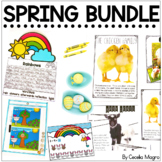Spring Reading Writing and Math Bundle Spring Activities