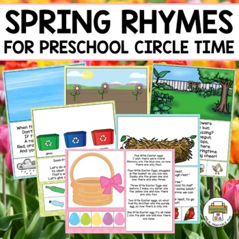 Preview of Spring Rhymes for Preschool Circle Time