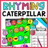 Spring Rhyming Activity - Rhyming Words Caterpillar Spring Craft