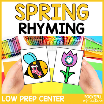 Preview of Spring Rhyming Game