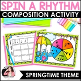 Spring Rhythm Composing Activity for Elementary Music and 