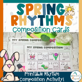 Spring Rhythm Composition Cards | Printable Rhythm Composi