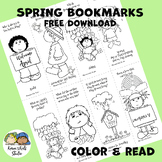 Spring Riddle Bookmark FREEBIES (Karen's Kids Printables)