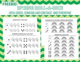 FREE Spring Speech Dice Games - Open Ended, Compare/Contra