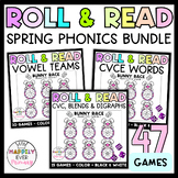 Spring Roll and Read Fluency Practice Games Bundle