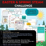 Spring STEAM Coding Unplugged Activities| Binary Code, Algorithm & Logic Puzzles