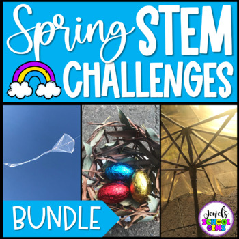 Preview of Spring STEM Activities and Challenges BUNDLE | March April May Projects
