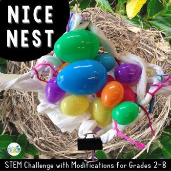Preview of Spring STEM Activity | Easter STEM Activity | Nice Nest STEM Challenge