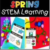 Spring STEM Learning Challenges with Birds Frogs Flowers Plants