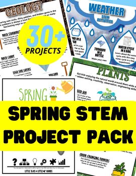 Preview of Spring STEM Project Pack