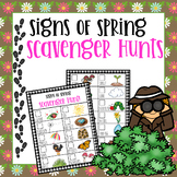 Spring Scavenger Hunt - (9 different scavenger hunts included)
