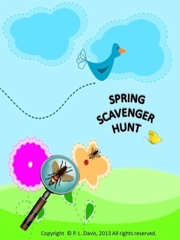 Preview of Spring Scavenger Hunt Activity Distance Learning