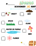 Spring Scavenger Hunt- With picture clues