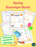 Spring Scavenger Hunts- Easter egg hunts with Dollar Tree items