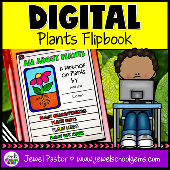 Preview of Spring Science Activities | Plants DIGITAL Flipbook Google™ Slides Version
