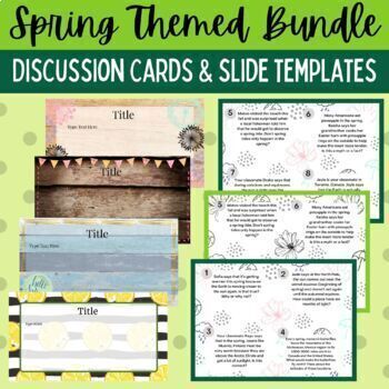 Preview of Spring Science Activity and Slide Template Bundle NGSS Earth Science