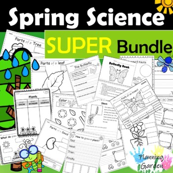 Preview of Spring Science SUPER Bundle {bugs, plants, flowers, butterflies, spring}
