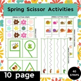 Spring Scissor Activities kindergarten - Preschool Scissor